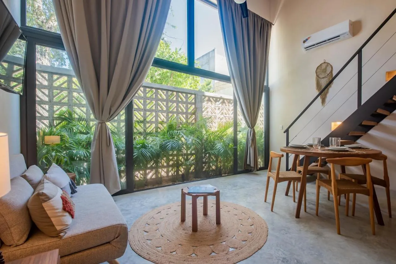 Bright & Centric Apartment With Rooftop Pool In Downtown Tulum